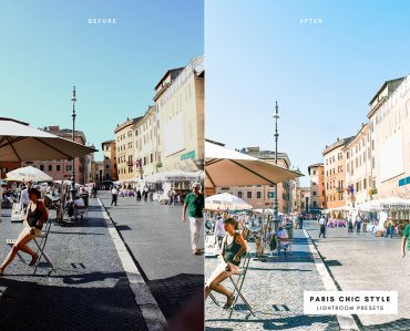 Before & After Rome Italy Lightroom Presets 1.1 Desktop Mobile Instagram Blog Fashion Lifestyle Travel Paris Chic Style 3