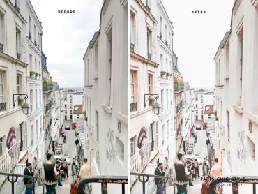 Paris France Lightroom Presets 1.1 Rose Gold Paris Chic Style Blog Travel Lifestyle Instagram Before & After 4