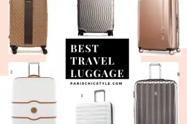 Best Travel Luggage Checkin Checked Lightweight Travel Suitcases Delsey Paris Samsonite Travelpro Paris Chic Style Pinterest (1)