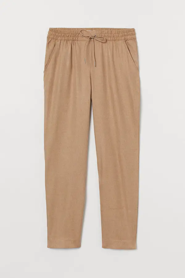 Nude Sweatpants For Women Joggers Trackpants For Going Out Walking Training Chic Sweatpants H&M Paris Chic Style