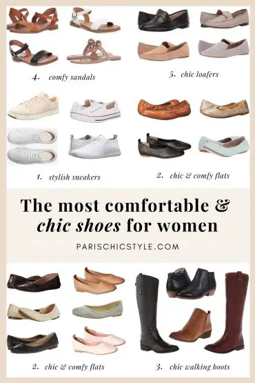 Most Comfortable Shoes For Women Walking Best Travel Shoes For Travel Work Street Style Paris Chic Style