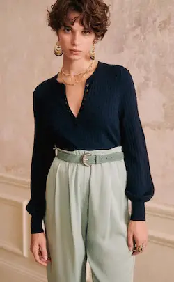 French Clothing Brand Parisian Style Jumper Sweater Sezane Paris Chic Style