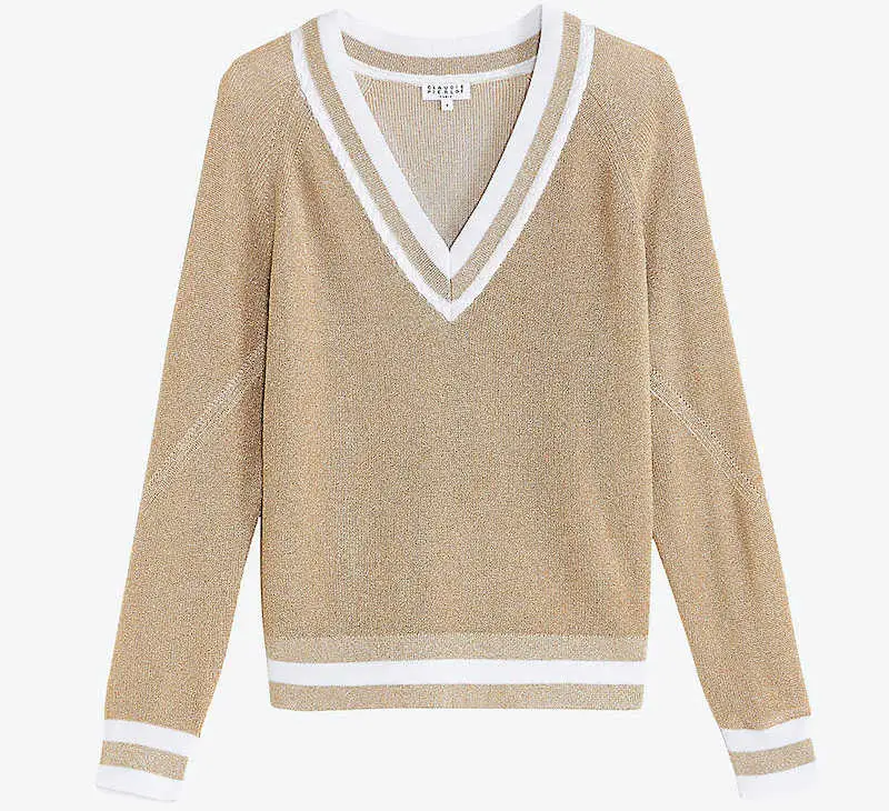 French Fashion Clothing Brand Claudie Pierlot French Cardigan Sweater Parisian Style Paris Chic Style