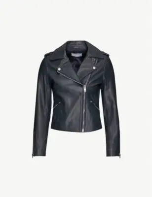 French Clothing Brand Claudie Pierlot French Leather Jacket Parisian Style Paris Chic Style