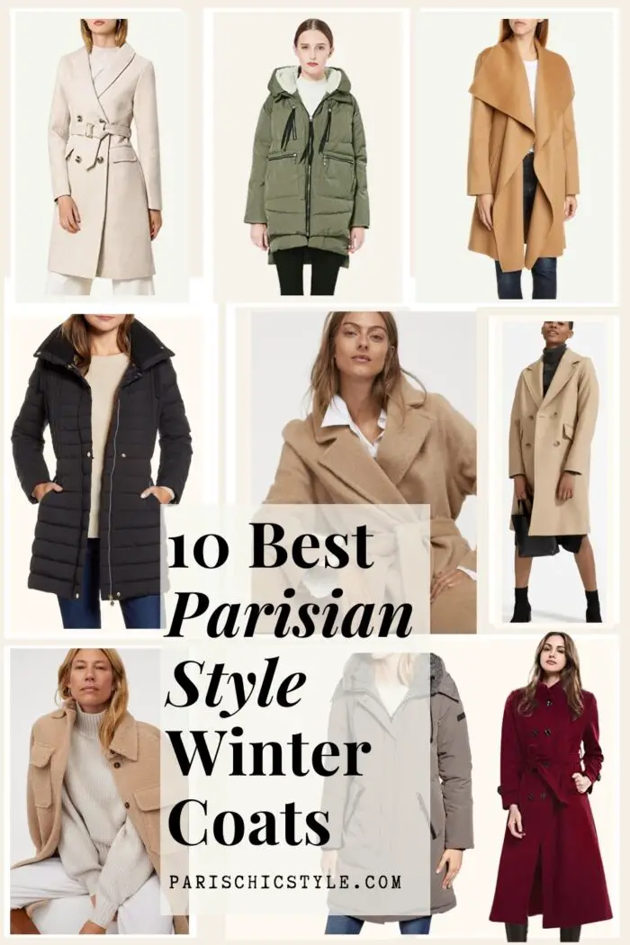 Best Winter Coats For Women Everyday Work Travel Street Style Parisian Style Chic Paris Chic Style New York Italy