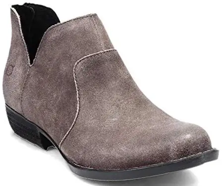 Most Comfortable Bootie For Women For Walking, Travel, Work, Street Style Born Parisian Style Gray Boots Paris Chic Style 6