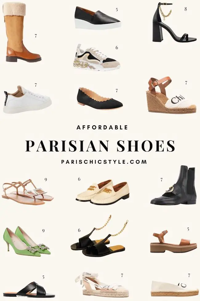 Affordable Parisian Shoes French Shoes French Shoe Brands Parisian Fashion Paris Chic Style