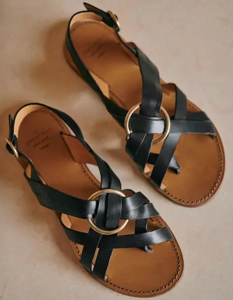 Sezane Affordable Flat French Shoes Brand French Sandals Parisian Style Shoes Paris Chic Style What To Wear In Paris