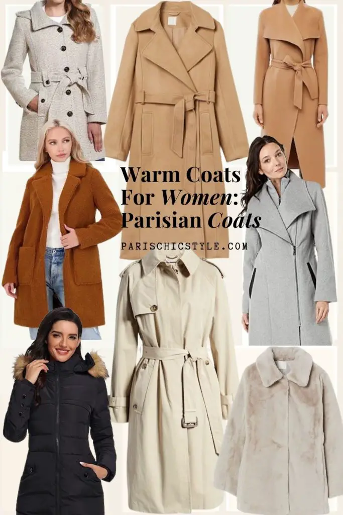 36 Best Coats For Women: Parisian French Style Coats For Travel Work