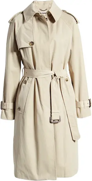 London Fog Best Water Repellent Trench Coat Warm French Style Water Resistant Trench Coat Paris Chic Style