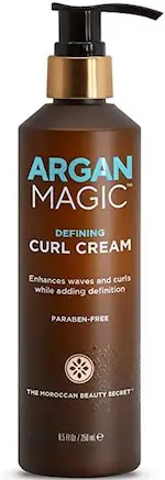 Argan Magic Defining Curl Cream For Type 2, Type 3, and Type 4 Hair Paris Chic Style