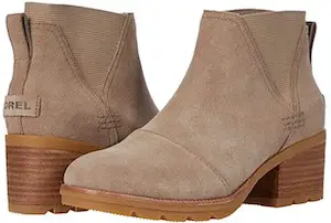 Sorel Cate Chelsea Boots For Walking- Stylish Warm Ankle Boots For Women Paris Chic Style