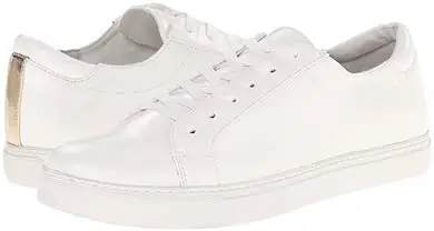 Stylish Lace Up Best White Sneakers For Travel French Sneakers Kenneth Cole New York Women's Kam Sneaker Paris Chic Style