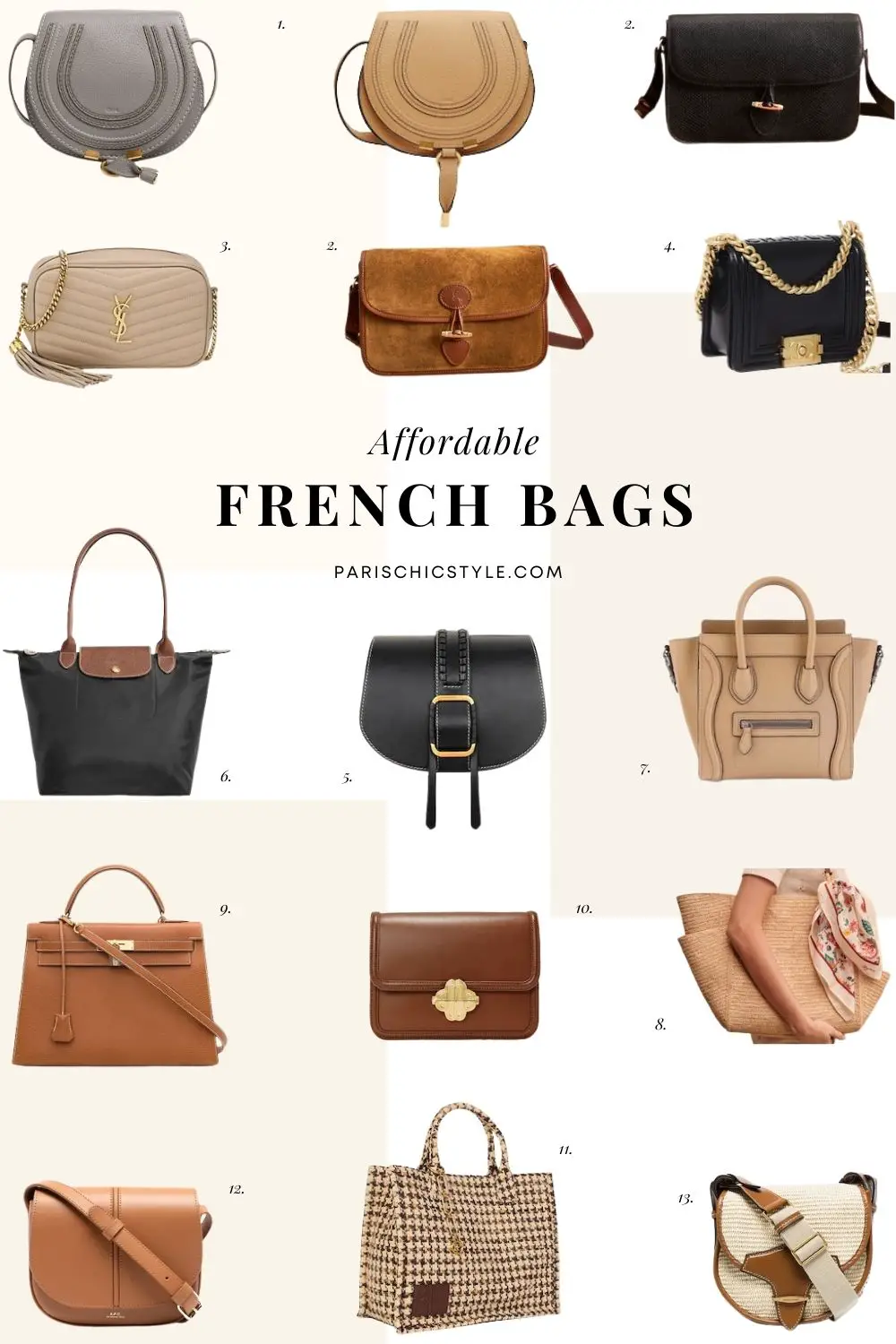 7 Essential French Handbag Styles