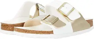 Best Slides For Women- Birkenstock Arizona Soft Stylish Slide Sandals For Walking Paris Chic Style