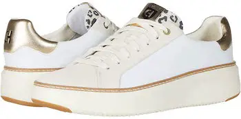 Comfortable Leather Sneakers With Arch Support- Cole Haan Topspin Sneaker Low Top Sneakers For Women