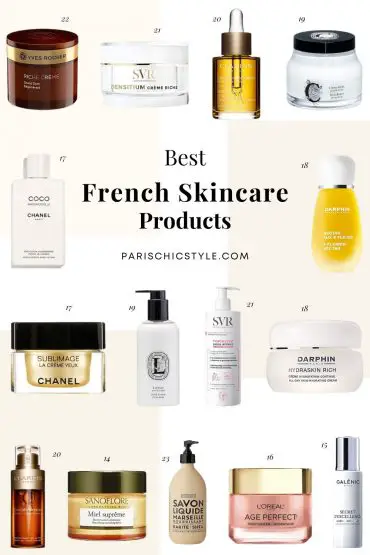 Best French Skincare Products Luxury France Cosmetic Brands Paris Chic Style