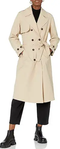 Chic Affordable Trench Coat For Women- The Drop Women's Noa Trench Coat