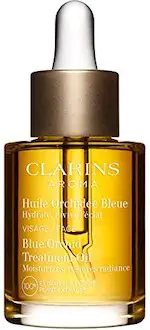 Clarins Blue Orchid Face Treatment Oil Hydrating Facial Formula for Dry Skin