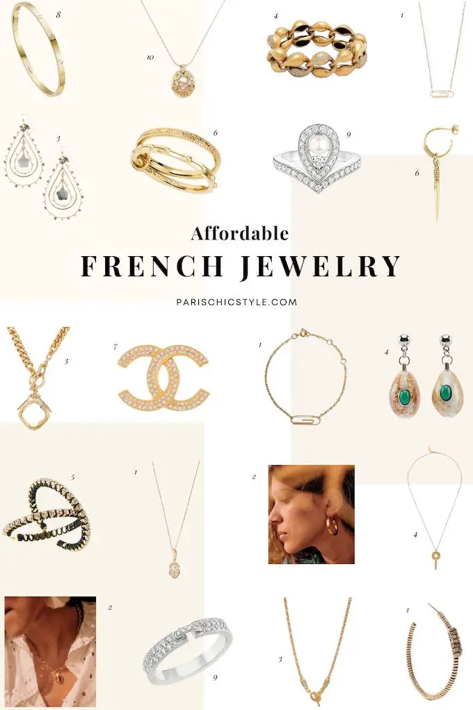 Best Affordable French Jewelry Brands Parisian Luxury Jewelry Fashion Paris Chic Style