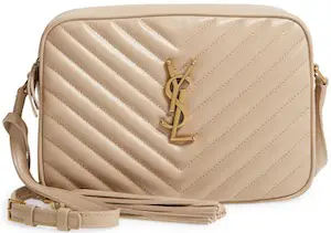 Designer Crossbody Bag For Travel & Everyday Bag- Saint Laurent Lou Quilted Leather Camera Bag Paris Chic Style