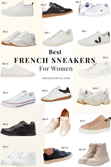 11 Affordable French Sneakers: Parisian Sneakers French Women