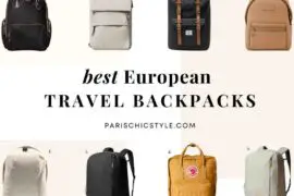 Best European Travel Backpack Stylish Digital Nomad Backpack For Europe Paris Chic Style